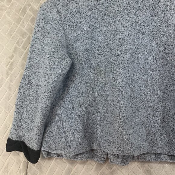 Jennifer Roberts Womens 12 Jacket Gray Wool Blend 3/4 Sleeve Contemporary Modest - Picture 14 of 16